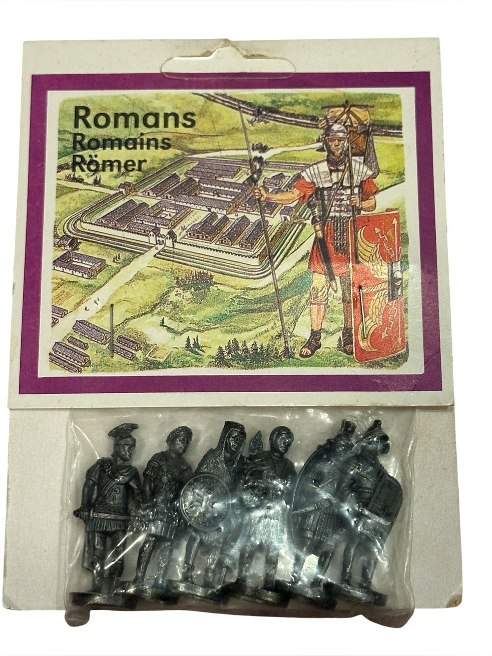 Vtg Romans New Sealed Set of 6 Pewter Figurines 4-5 cm Winter Reproductions UK